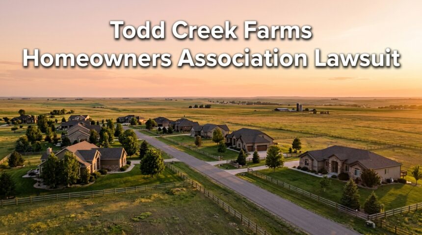 Todd Creek Farms Homeowners Association Lawsuit 2025 todd creek farms homeowners association lawsuit