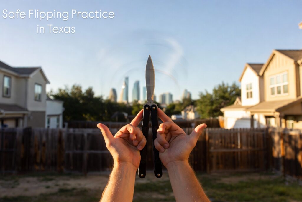 are butterfly knives legal in texas