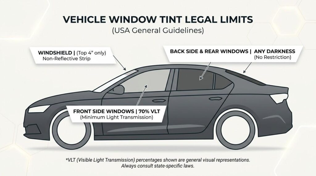 california tint law