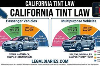 california tint law