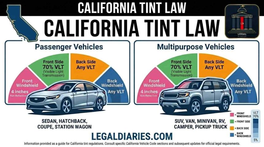 california tint law