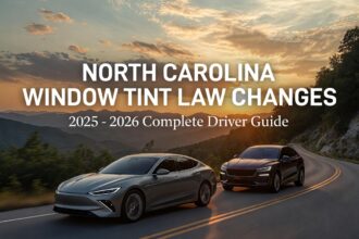 north carolina window tint law changes