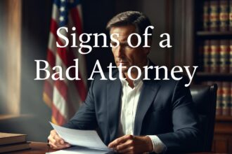 signs of a bad attorney